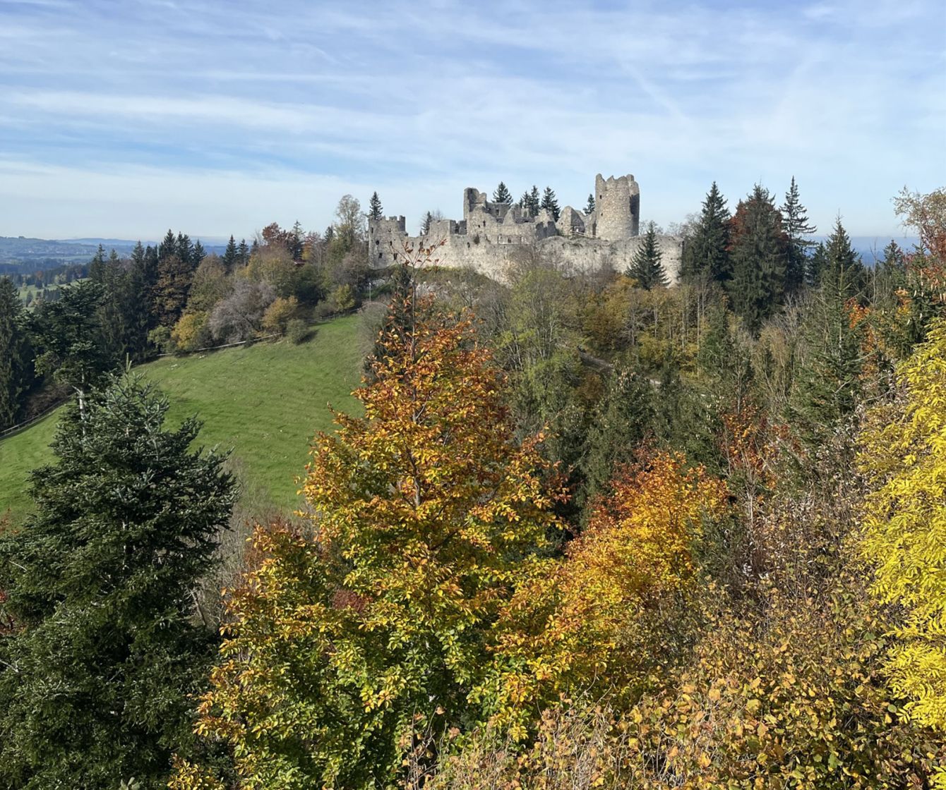 Ruinen Frey- und Eisenberg im Allgäu